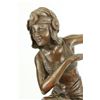 Image 5 : 21"x12" Cl.J.R.Colinet Bronze Art Deco Dancer Statue   12 LBS.