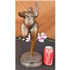 Image 2 : 17"x7" Original Milo Abstract Nude Dancer Bronze   12 LBS.