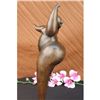 Image 3 : 17"x7" Original Milo Abstract Nude Dancer Bronze   12 LBS.