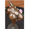 Image 2 : 14"x10" Abstract Mid Century Modernist Bronze Sculpture Nude   12 LBS.