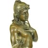 Image 5 : 20"x6.5" Signed Adam Garden Do Eden Bronze Sculpture Figurine   15 LBS.
