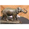 Image 2 : 11"x17.5" Signed Barye Large African Elephant Figurine Statue   24 LBS.