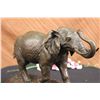 Image 8 : 11"x17.5" Signed Barye Large African Elephant Figurine Statue   24 LBS.