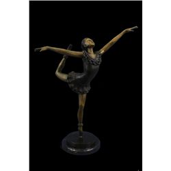 22"x11" Signed Chiparus Collector edition Prima Ballerina Bronze Sculpture Figurine Art   12 LBS.