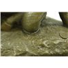 Image 5 : 13"x16" Signed Barye Anaconda Attacking Goat Bronze Sculpture Statue Figurine   30 LBS.
