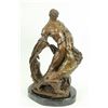 Image 3 : 17"x12" Milo Of Croton Bronze Statue Puget Greek Wrestler   26 LBS.