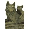 Image 6 : 8.5"x11" Bronze Marble Statue Wolf German Shepherd Gsd Dog Deco   11 LBS.