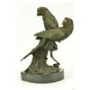 Image 1 : 14"x12" Signed Original Milo Two Brazilian Parrots Bird Wild Life Figurine Home Decor Nr   21 LBS.