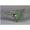 Image 1 : Chinese Spinach Jade Carved Duck Cup