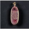 Image 2 : 14K Gold Ruby 11.00 ct Diamond Pendant CRV $1650
