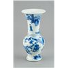 Image 1 : Chinese BW Porcelain Gu Style Vase Kangxi Mark