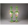 Image 1 : Pair Gilt Painted Porcelain Bronze Mounted Ormolu