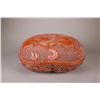 Image 3 : Chinese Lacquer Peach Box Qianlong Mk