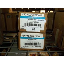 LOT: (2) JOHNSON CONTROLS P-5500-1019 PRESSURE INDICATOR