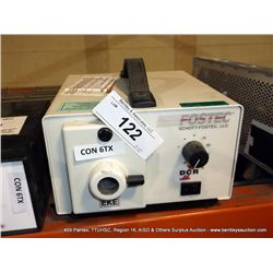 FOSTEC DCR-II FIBER OPTIC LIGHT SURCE (print sequence:) 13791-1