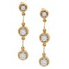 Image 1 : 14K Yellow Gold 1.15ctw Diamond Earrings
