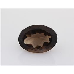 Smoky Topaz Loose Gemstone Oval Cut 32.73 ct