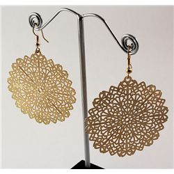 Fashion Dashing Gold Plated Dangling Hook Earring