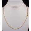 Image 1 : Gold Plated Bar and Bead Chain Necklace