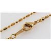 Image 2 : Gold Plated Bar and Bead Chain Necklace