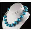 Image 2 : Big Bold Statement Turquoise Necklace
