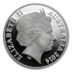 Royal Australian Mint 2014 Silver Graham Colorized Proo