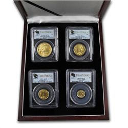 2008-W 4-Coin Gold Buffalo Set MS-70 PCGS (FS) Registry