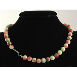 Natural Rainbow Jade 316.00ctw Necklace with Metal Lock