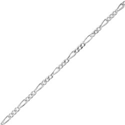 Figaro Sterling Silver Necklace - 18 in.