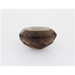 Smoky Topaz Loose Gemstone Oval Cut 34.76 ct