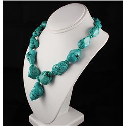 Big Bold Statement Turquoise Necklace