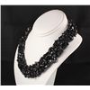 Image 1 : Woven Multi-Strand Natural Chip Beads Necklace