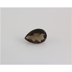 Smoky Topaz Loose Gemstone Pear Cut 28.50 ct