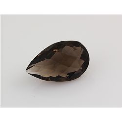 Smoky Topaz Loose Gemstone Pear Cut 23.97 ct