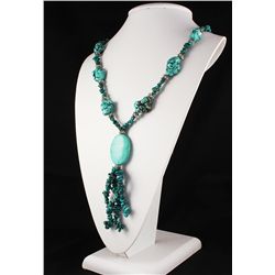 Fashion Turquoise & Beads Necklace