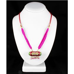 18.51GRAM INDIAN HANDMADE LAKH FASHION NECKLACE