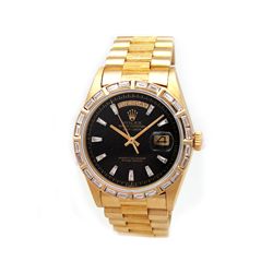 36mm Gents Rolex 18k Yellow Gold Daydate Watch