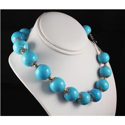 Big Bold Statement Turquoise Necklace