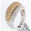 Image 1 : 14K 2Tone Gold 1.72ctw White & Yellow Diamond Ring