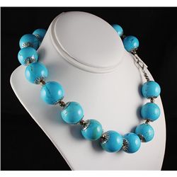 Big Bold Statement Turquoise Necklace