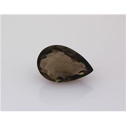 Smoky Topaz Loose Gemstone Pear Cut 23.81 ct