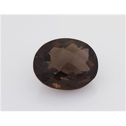 Smoky Topaz Loose Gemstone Oval Cut 33.41 ct