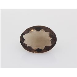 Smoky Topaz Loose Gemstone Oval Cut 24.04 ct