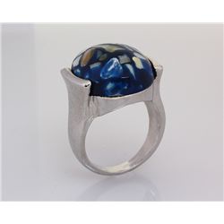 Retro Vintage Boro Semi Precious Mens Ring