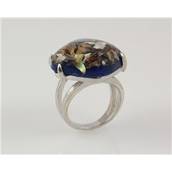 Retro Vintage Boro Semi Precious Mens Ring