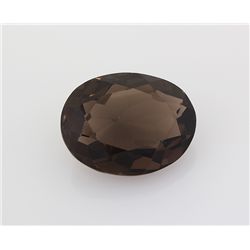 Smoky Topaz Loose Gemstone Oval Cut 42.23 ct