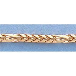 Pure Gold 16" 14k Gold-Yellow 2mm Figaro Franco Chain