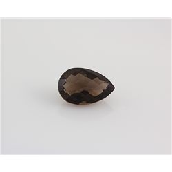 Smoky Topaz Loose Gemstone Pear Cut 20.31 ct