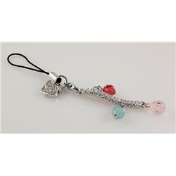 Phone Charm Pendant Accessory w/ Swarovski