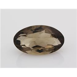 Smoky Topaz Loose Gemstone Oval Cut 45.36 ct